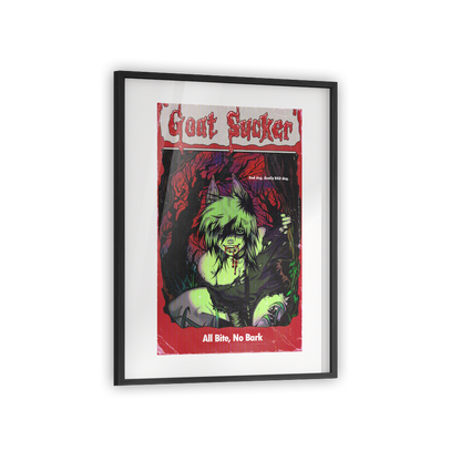 Fangz | GOAT SUCKER - All Bite, No Bark  - Art Print