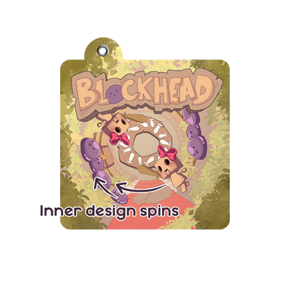 PorcelainMaid | Marching Blockhead - Keychain